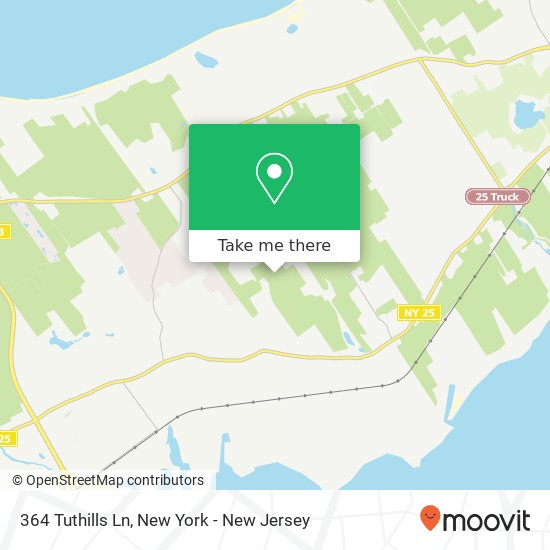 Mapa de 364 Tuthills Ln, Riverhead, NY 11901
