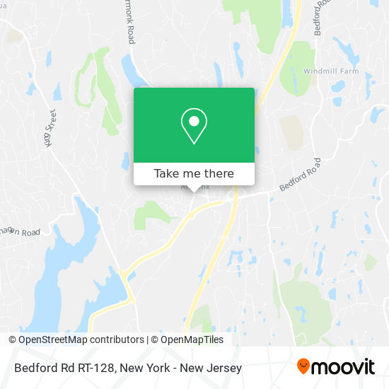 Mapa de Bedford Rd RT-128