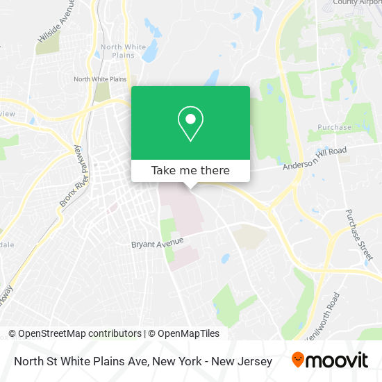 Mapa de North St White Plains Ave