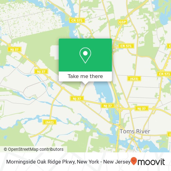 Morningside Oak Ridge Pkwy, Toms River, NJ 08755 map