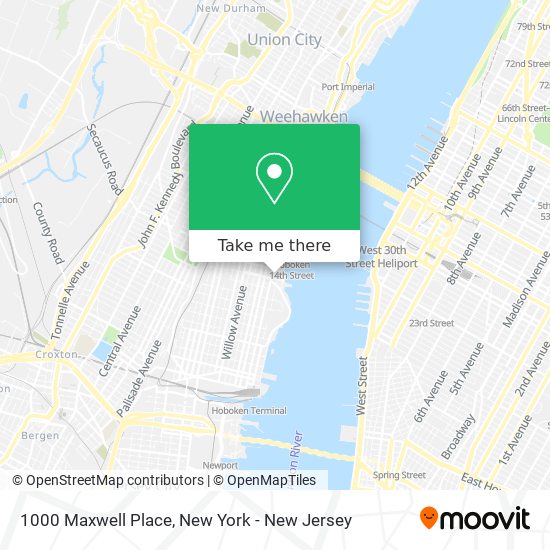 1000 Maxwell Place map
