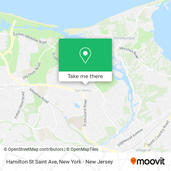 Mapa de Hamilton St Saint Ave