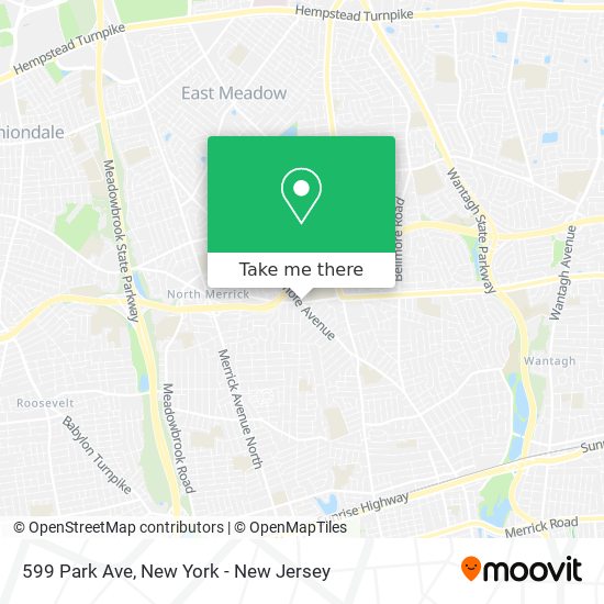 Mapa de 599 Park Ave