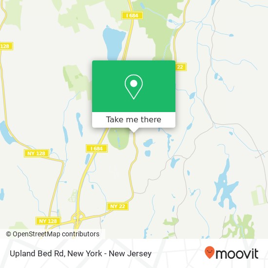 Mapa de Upland Bed Rd, Armonk, NY 10504