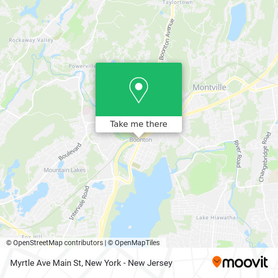 Mapa de Myrtle Ave Main St
