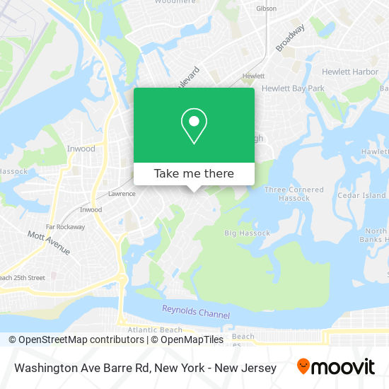 Mapa de Washington Ave Barre Rd