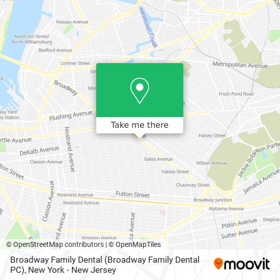 Broadway Family Dental map