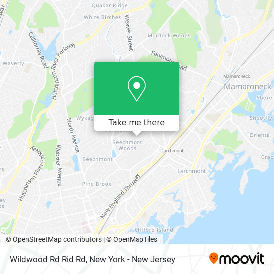 Mapa de Wildwood Rd Rid Rd