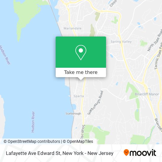 Mapa de Lafayette Ave Edward St