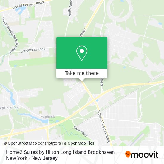 Home2 Suites by Hilton Long Island Brookhaven map