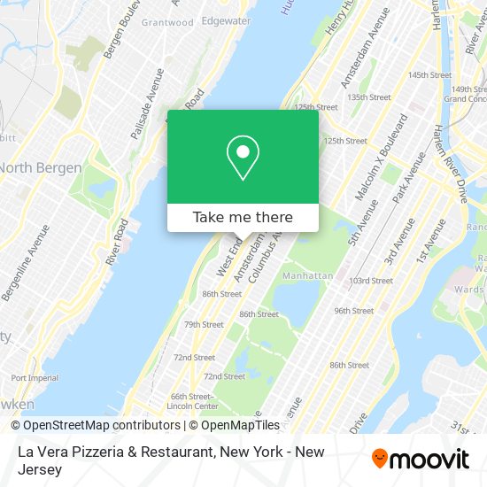 La Vera Pizzeria & Restaurant map
