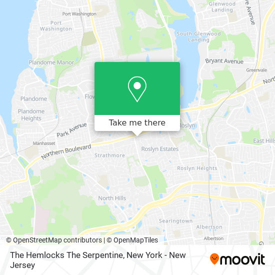 The Hemlocks The Serpentine map