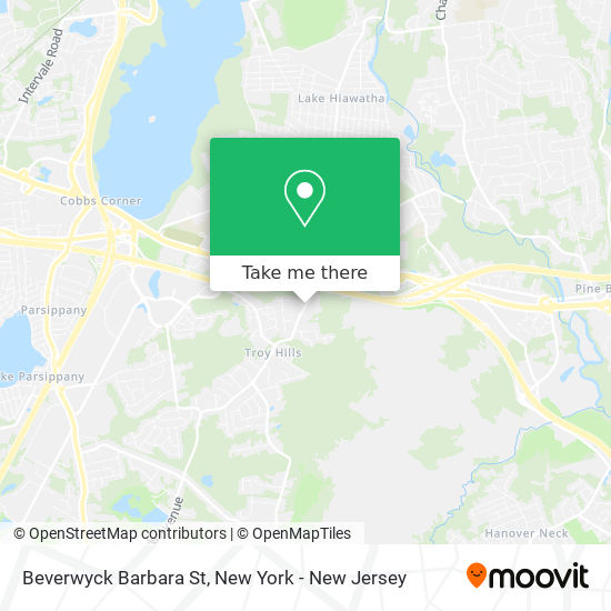 Mapa de Beverwyck Barbara St