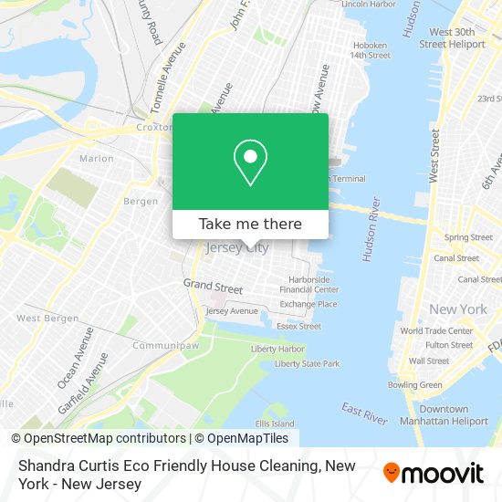 Shandra Curtis Eco Friendly House Cleaning map