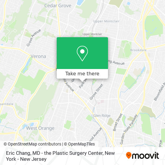 Eric Chang, MD - the Plastic Surgery Center map
