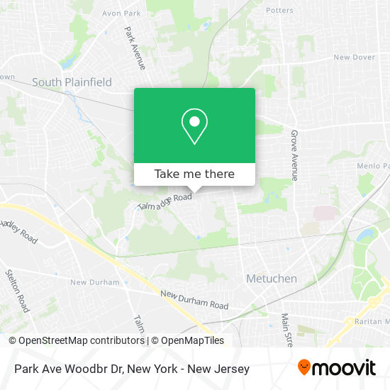 Mapa de Park Ave Woodbr Dr