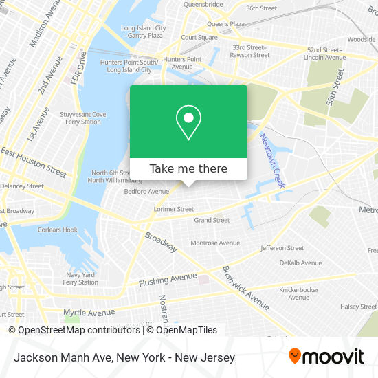 Jackson Manh Ave map