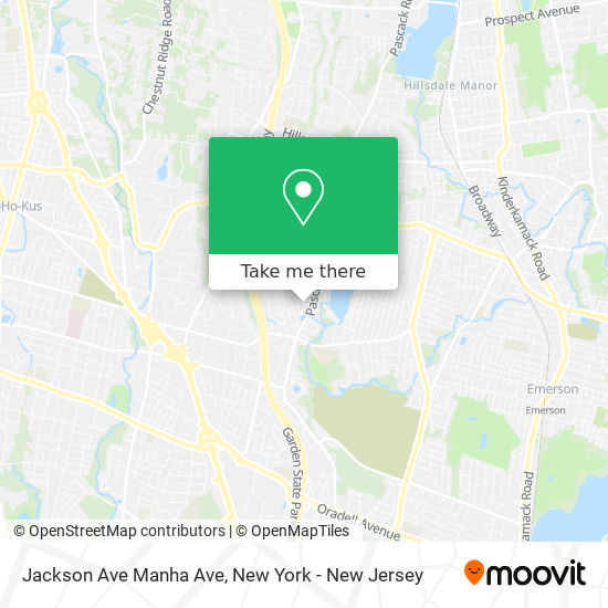 Mapa de Jackson Ave Manha Ave