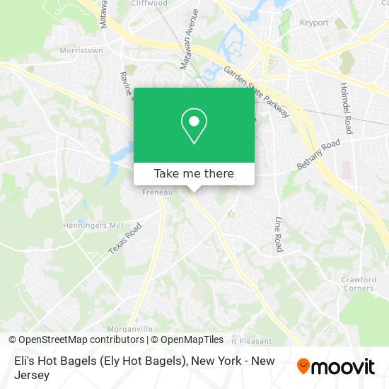 Mapa de Eli's Hot Bagels (Ely Hot Bagels)