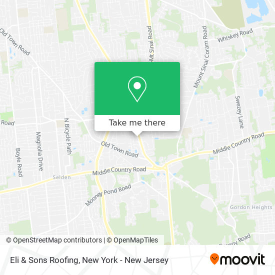 Mapa de Eli & Sons Roofing