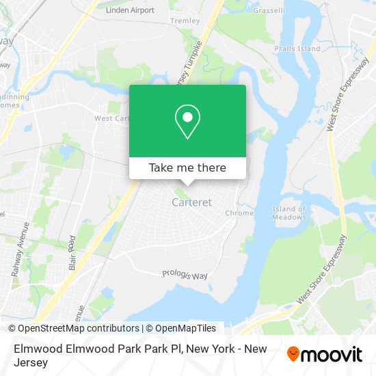 Mapa de Elmwood Elmwood Park Park Pl