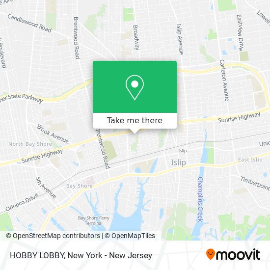 HOBBY LOBBY map