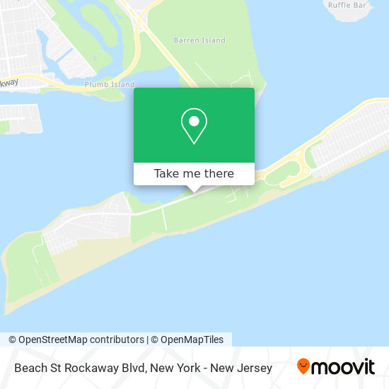 Mapa de Beach St Rockaway Blvd