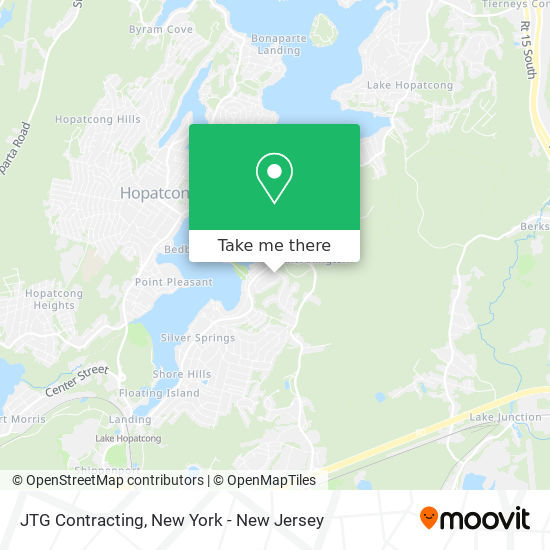 JTG Contracting map