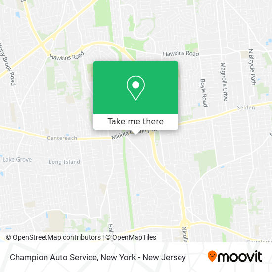 Champion Auto Service map