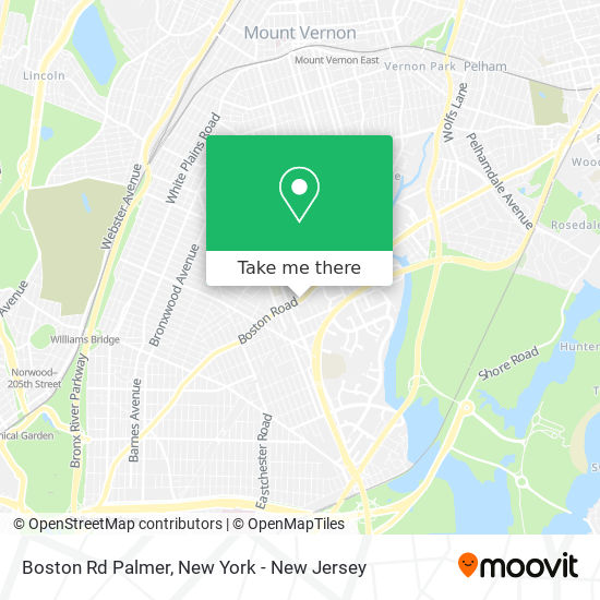 Mapa de Boston Rd Palmer