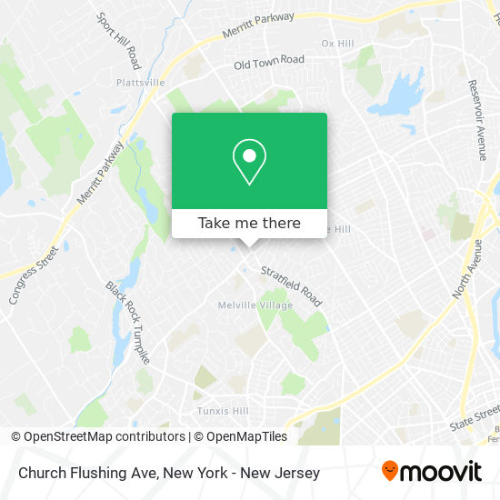 Mapa de Church Flushing Ave