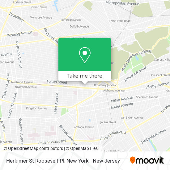 Mapa de Herkimer St Roosevelt Pl