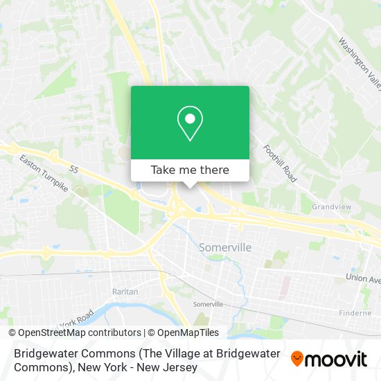 Bridgewater Commons (The Village at Bridgewater Commons) map