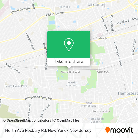 Mapa de North Ave Roxbury Rd