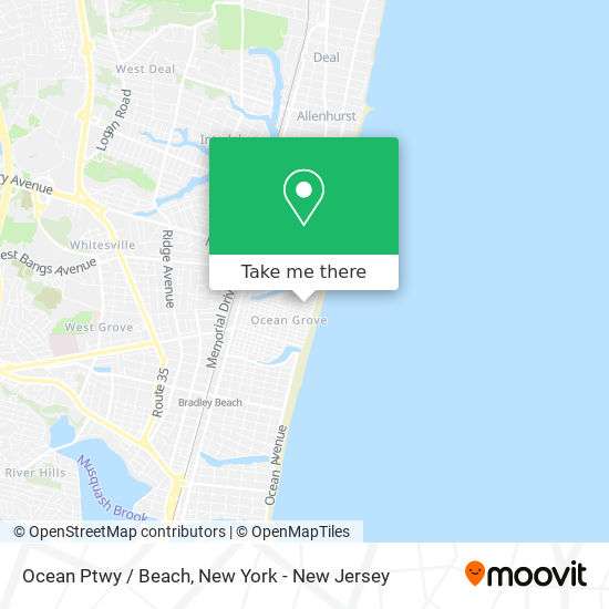 Ocean Ptwy / Beach map