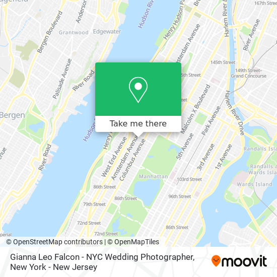 Gianna Leo Falcon - NYC Wedding Photographer map