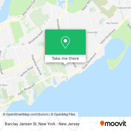 Barclay Jansen St map