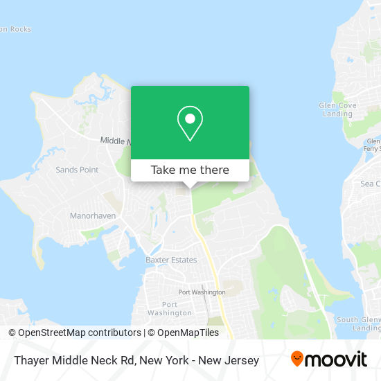Thayer Middle Neck Rd map