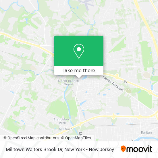 Mapa de Milltown Walters Brook Dr