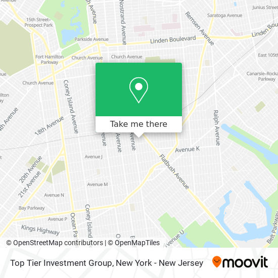 Top Tier Investment Group map