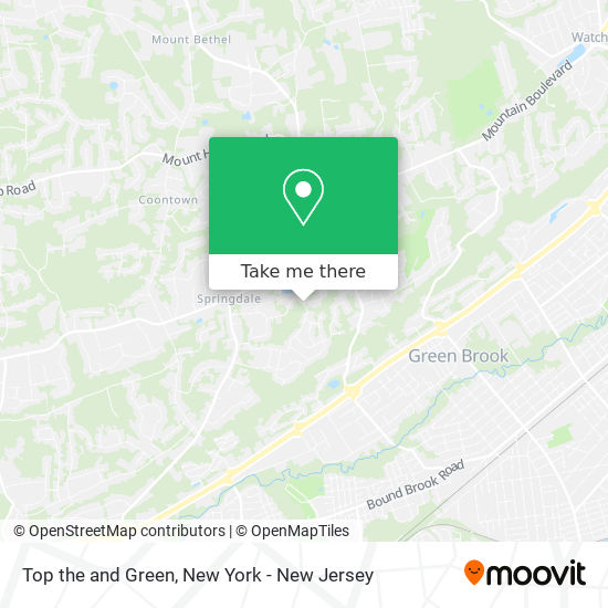 Top the and Green map