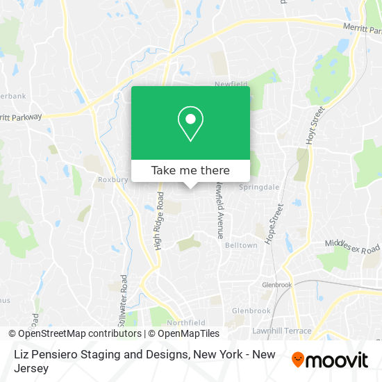 Liz Pensiero Staging and Designs map