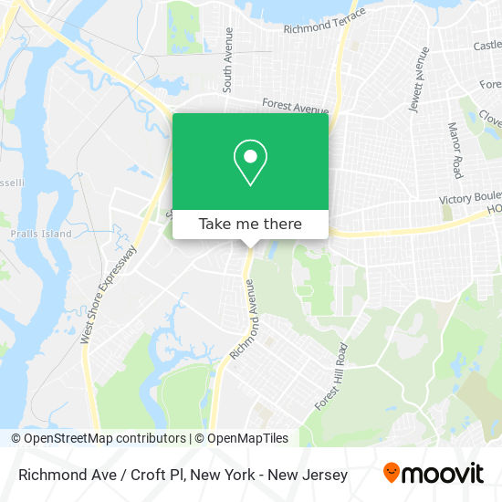 Richmond Ave / Croft Pl map