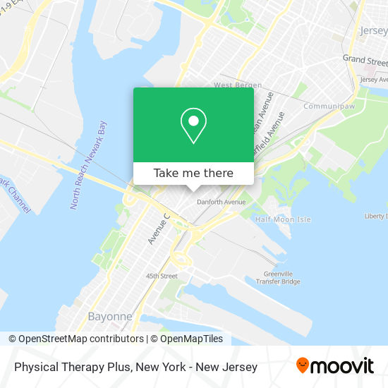 Physical Therapy Plus map