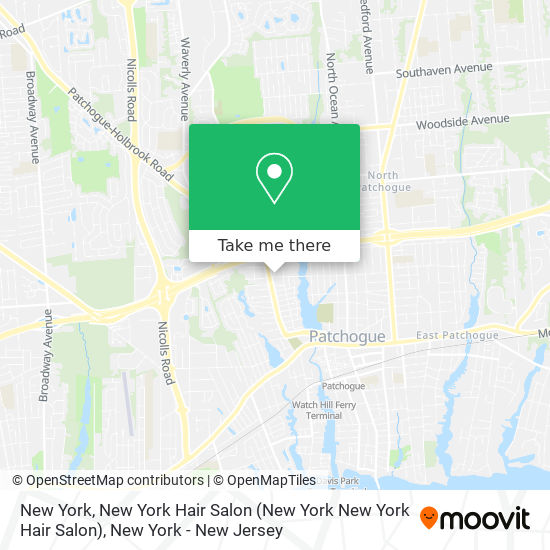 Mapa de New York, New York Hair Salon