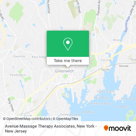 Mapa de Avenue Massage Therapy Associates