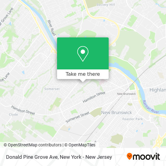 Mapa de Donald Pine Grove Ave