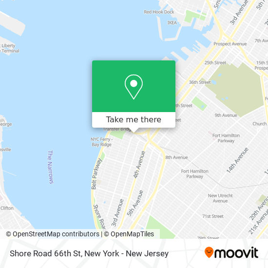 Mapa de Shore Road 66th St