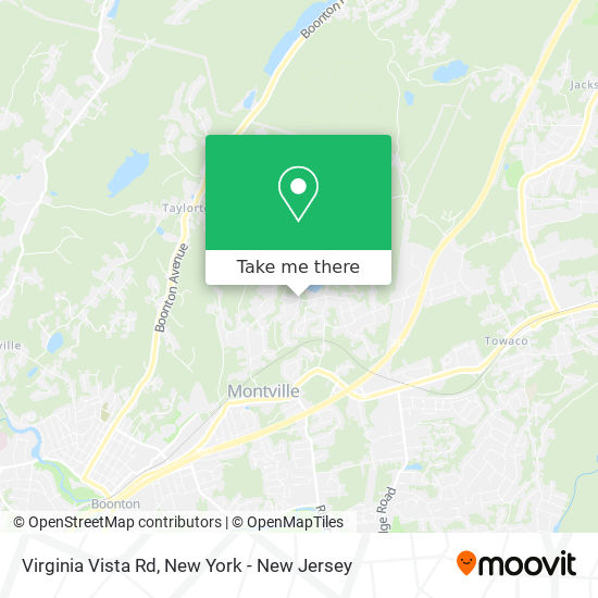 Virginia Vista Rd map