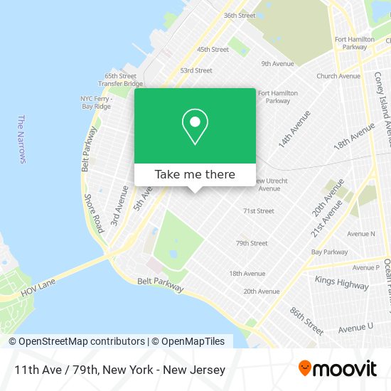 Mapa de 11th Ave / 79th